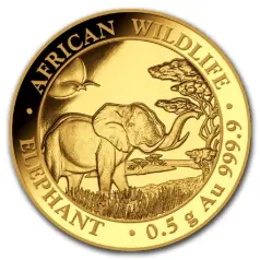 Gold coin Somalia 0,5g Au 999.9