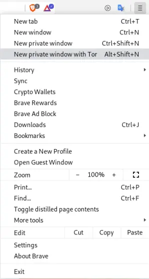 Brave Browser Tor