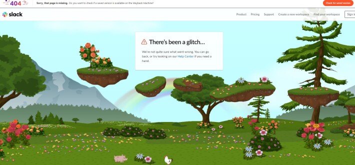 Slack 404