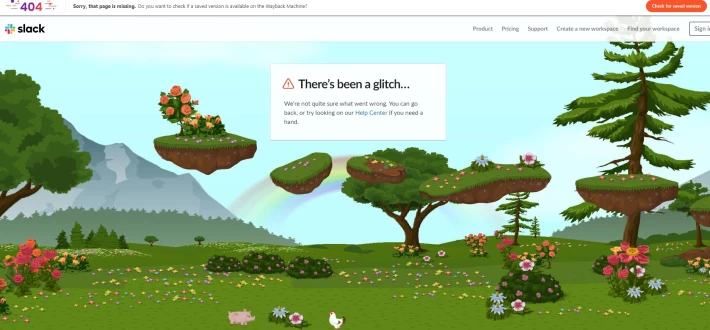 Slack 404