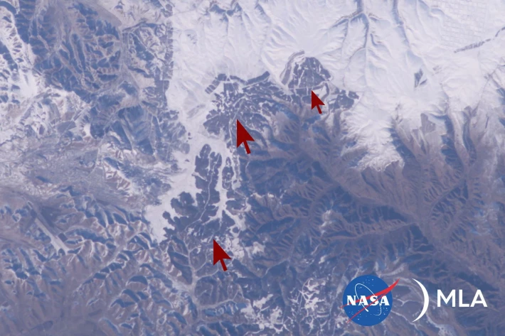 Sight of The Great Wall from space