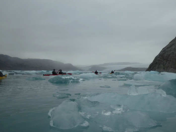 Through the ice field