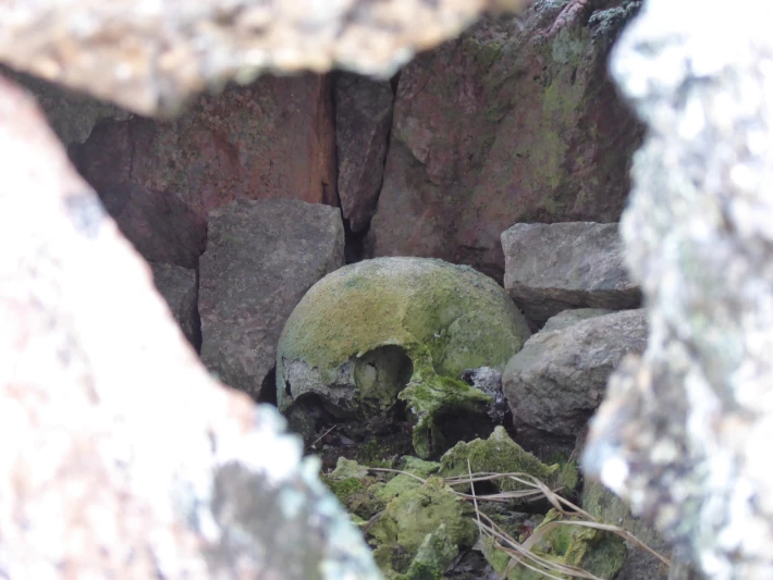 Old Inuit graveyard