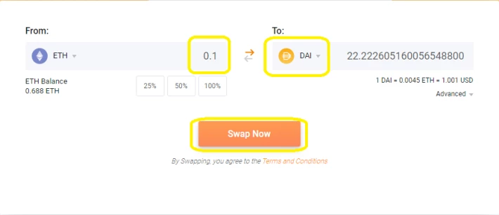 from to swap