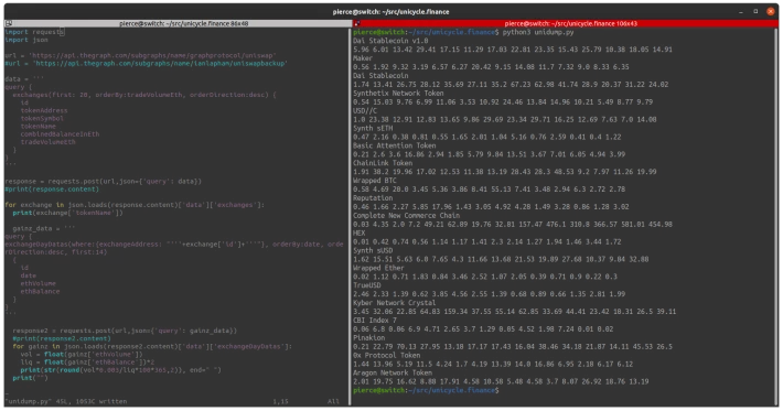 final unidump