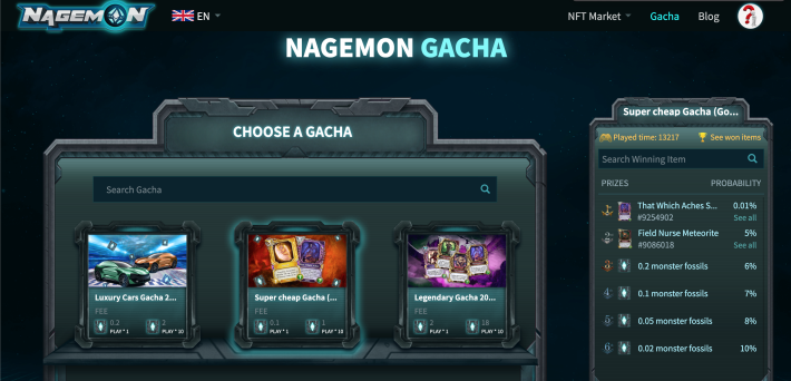 nagemon-gacha