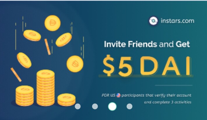 Instars referral offer