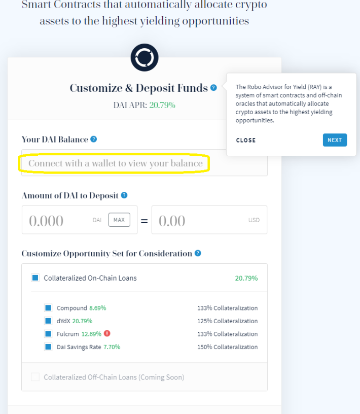 connect wallet