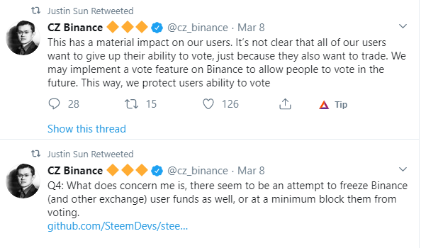 Binance CZ tweet