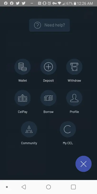 User interface