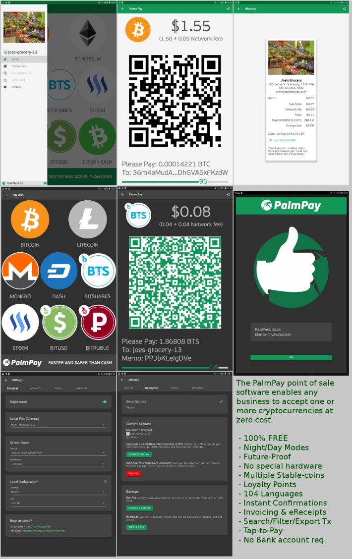 Stop using CEX's and bridges! Accept cryptos with PalmPay since it operates outside of the system.