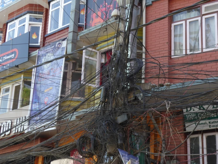 Cables everywhere