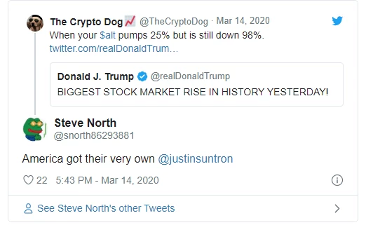 President trump pumps US Stocks