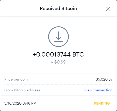 Coinbase Transaction
