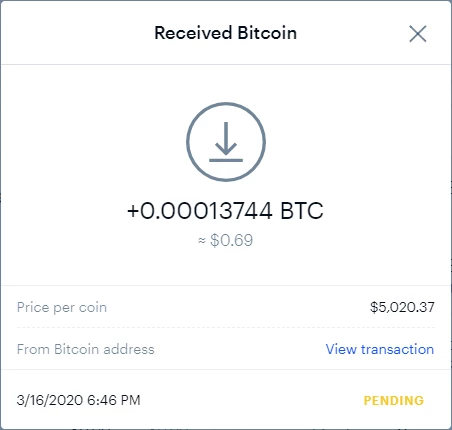 Coinbase Transaction