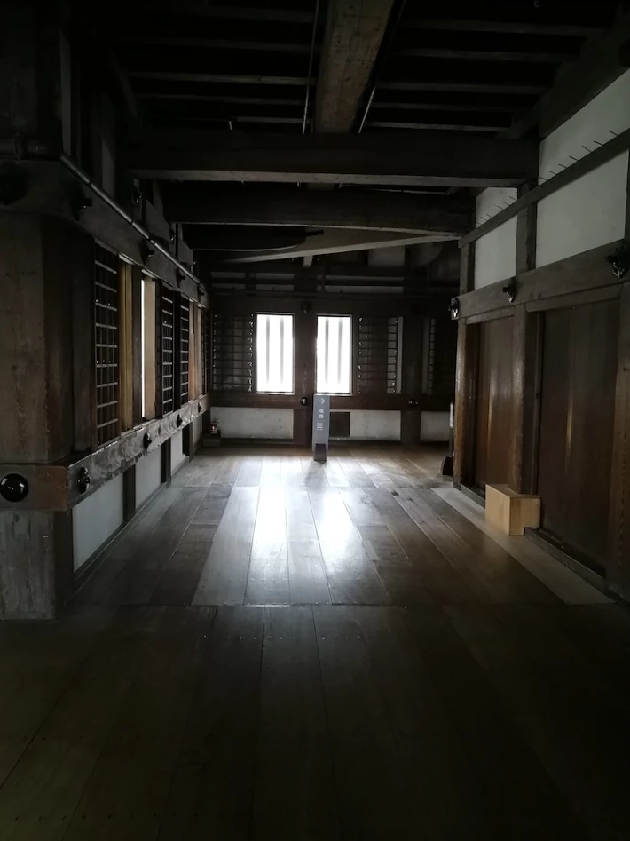 Inside Himeji castle