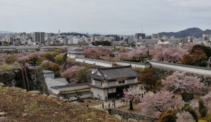 view from Himeji