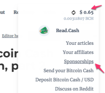 Use READ.CASH to be heard!