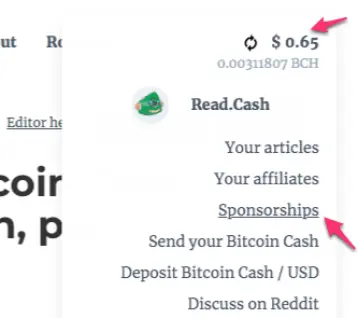 Use READ.CASH to be heard!