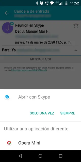 Clic en enlace para unirse a la conferencia