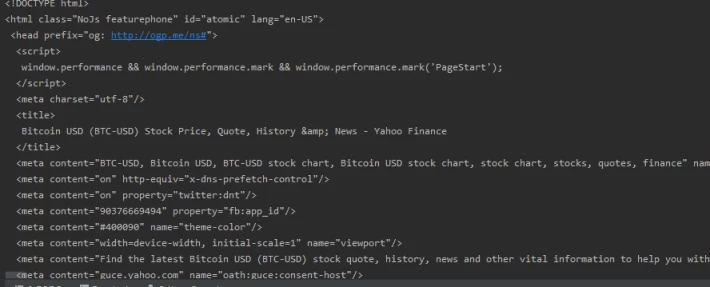 html code