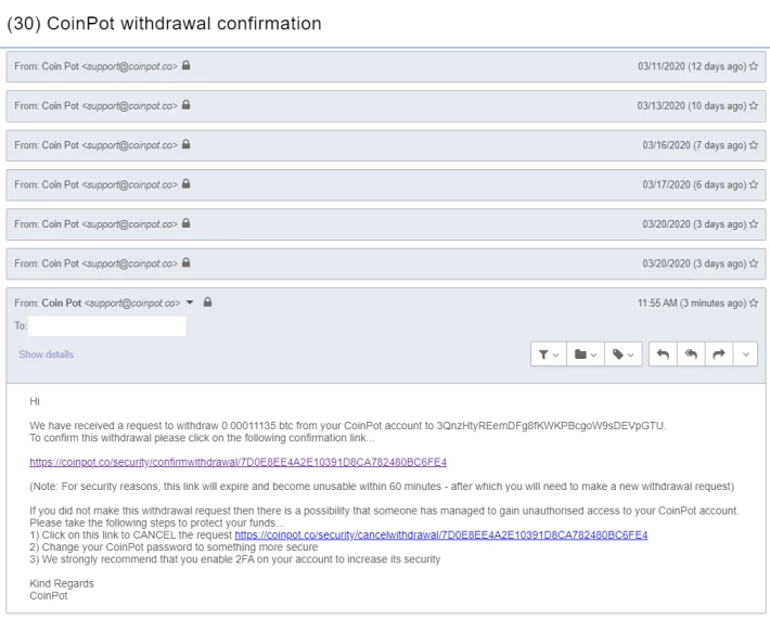 CP Email Proof