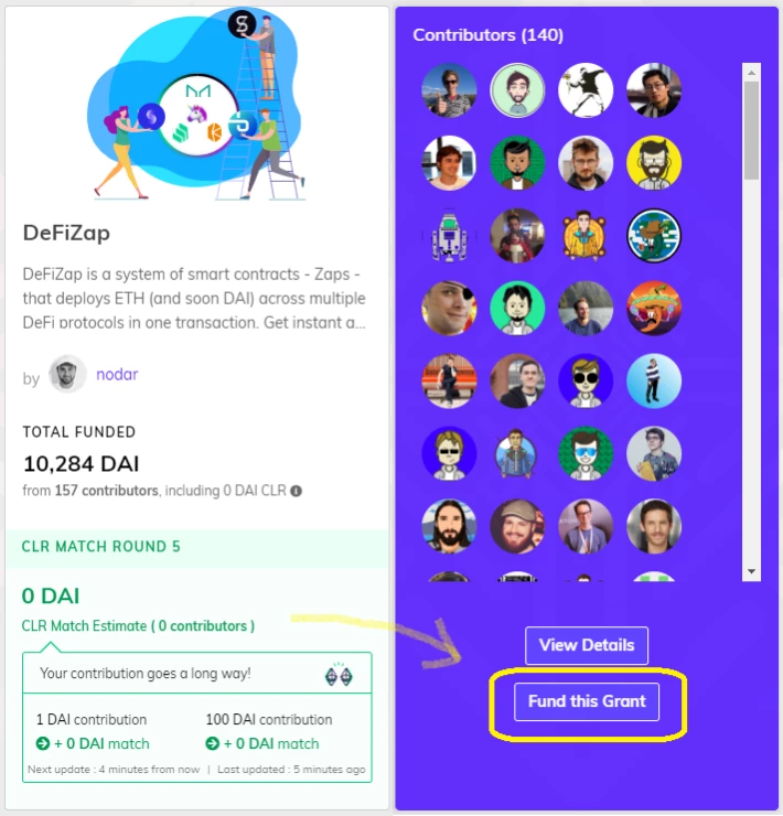 project card