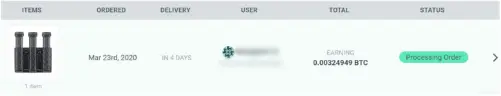 Bitcoins in escrow - At Purse.io
