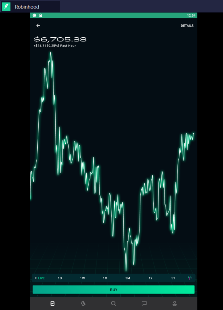 Robinhood in Bluestacks