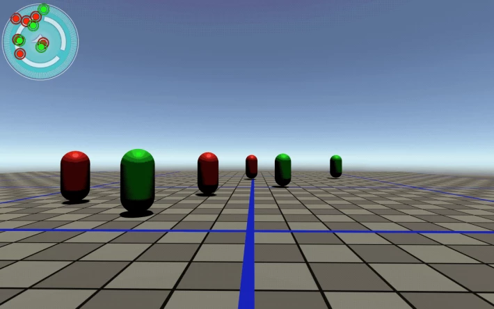 Unity Enemy Radar Tutorial Animated GIF