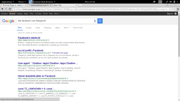 Figure 2.1 Trying Google The Different Way.