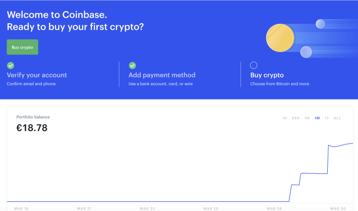 Dasdbord-Coinbase