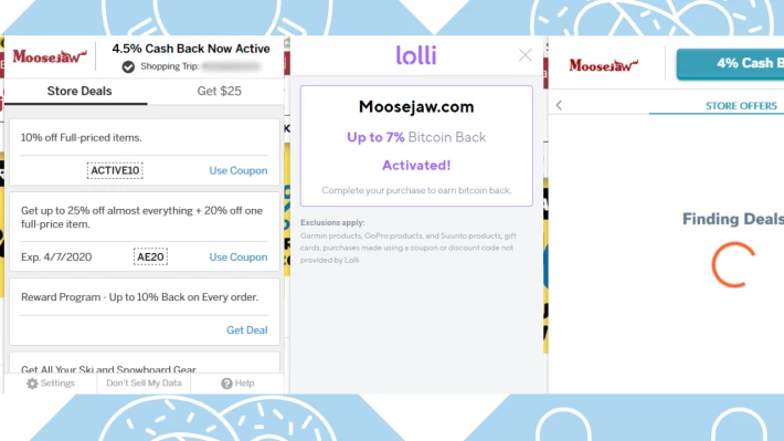 Cashback Extensions
