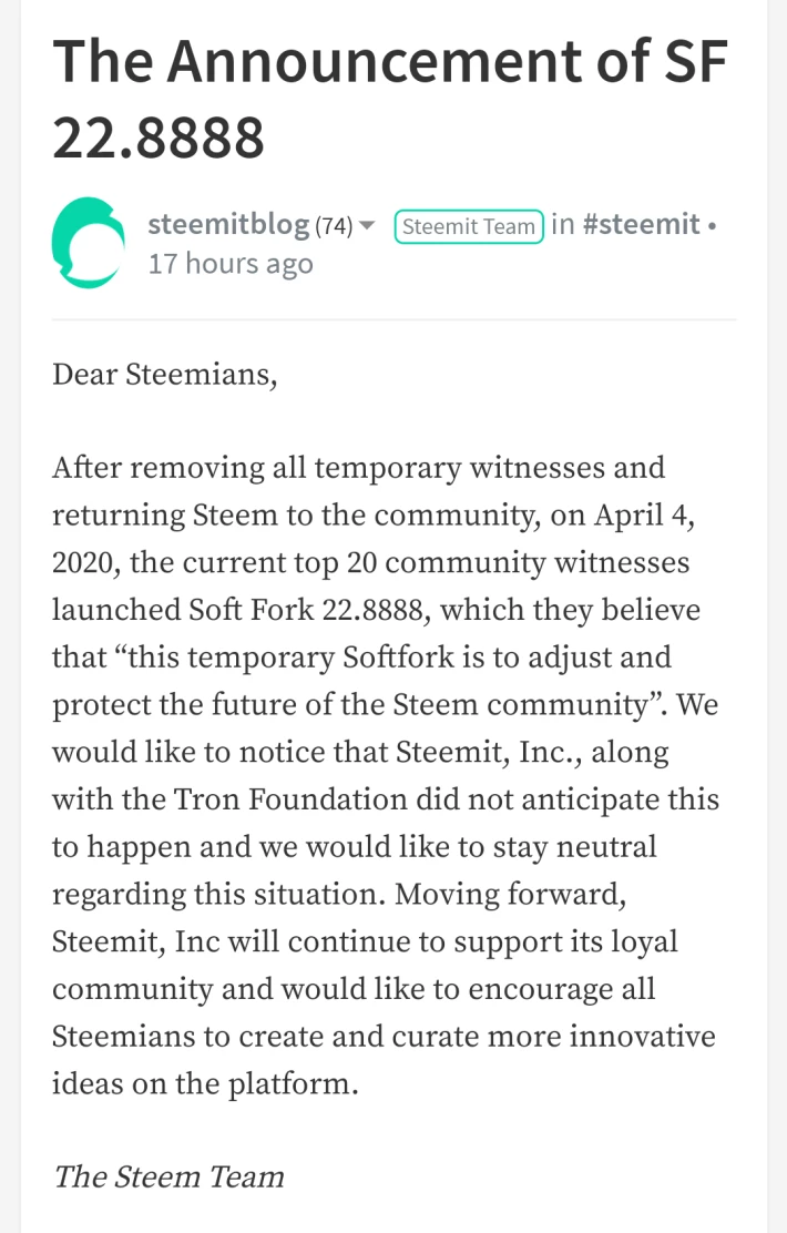 https://steemit.com/steemit/@steemitblog/the-announcement-of-sf-22-8888