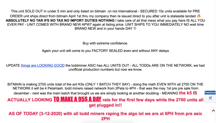 https://www.ebay.com/itm/Antminer-K5-Eaglesong-BITMAIN-ASIC-Over-1TH-s-CKB-No-Tariffs-Ships-From-USA-/174207755288