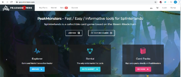 peakmonster home page