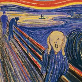 The Scream Edvard Munch 1895 pastel