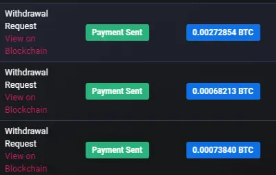 payout proof
