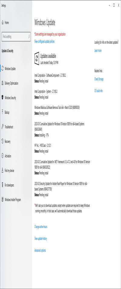 Windows Update, but no more in background.