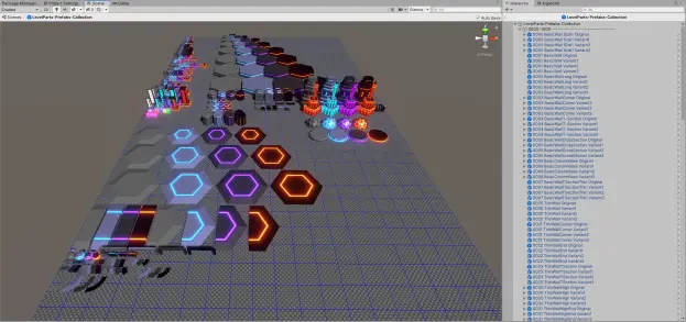 Unity Prefab containing other prefabs.