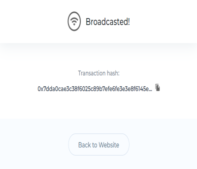 broadcasted