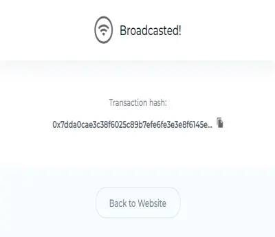 broadcasted