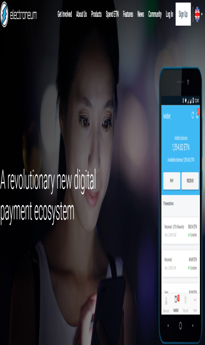 Electroneum Website