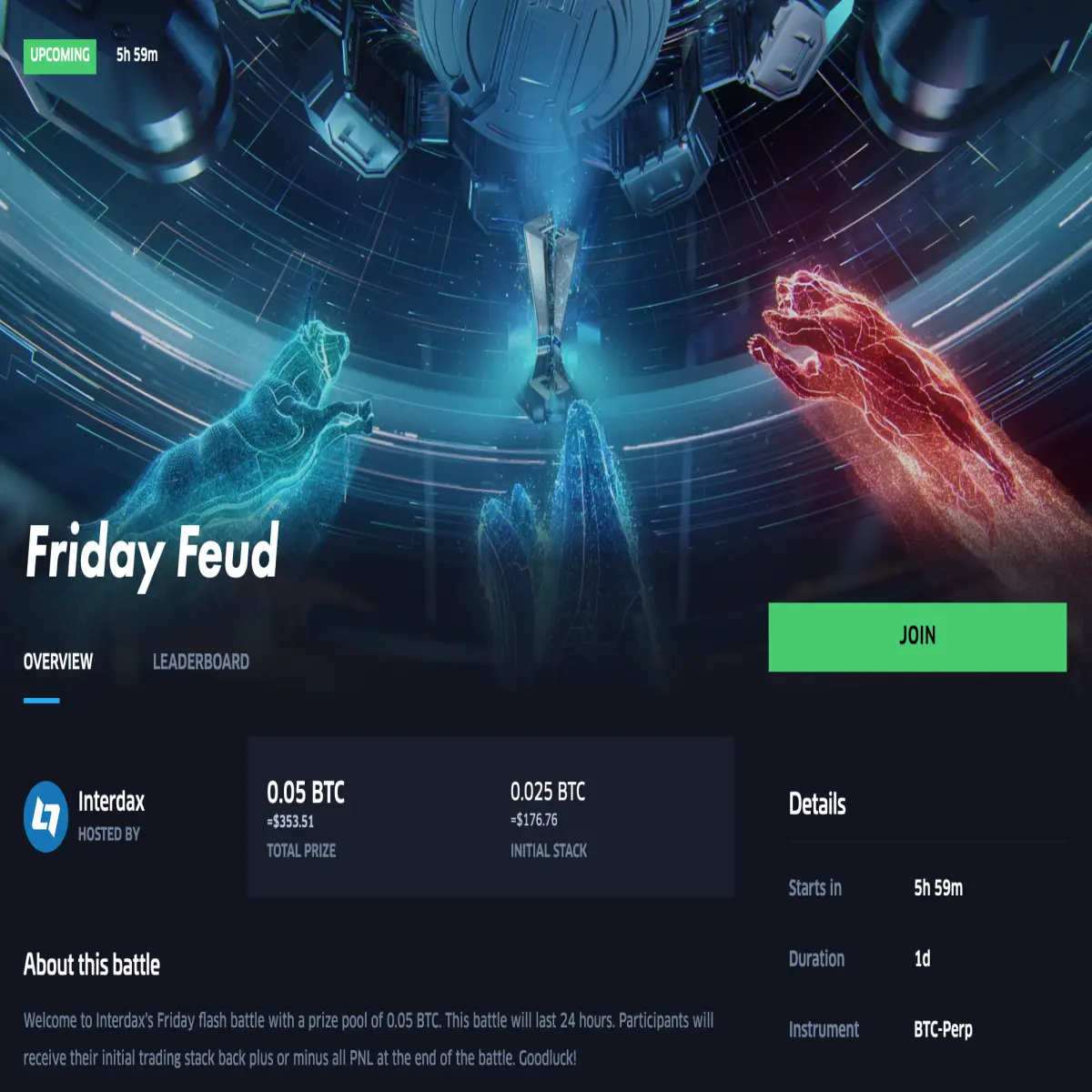 Friday Feud trading battle