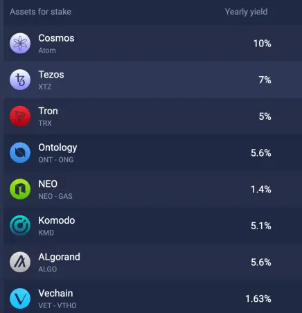 staking rewards