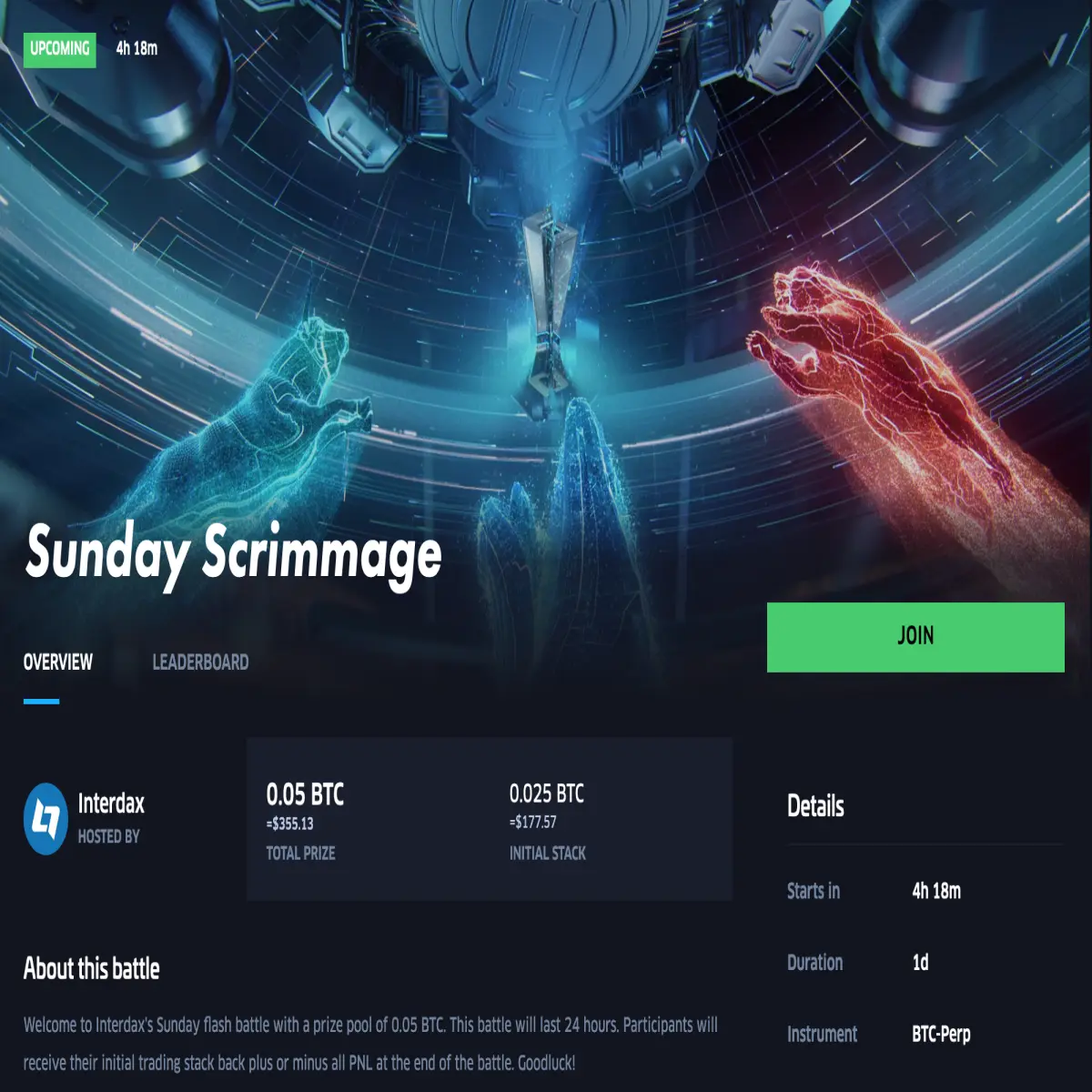 Sunday Scrimmage trading battle