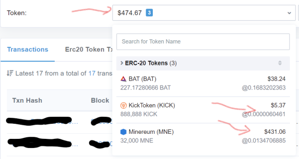 Look! I'm rich!