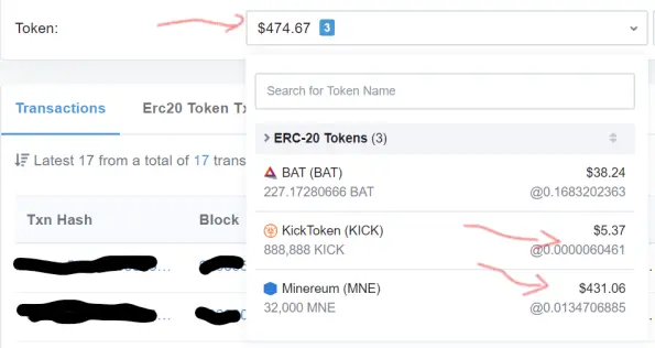 Look! I'm rich!