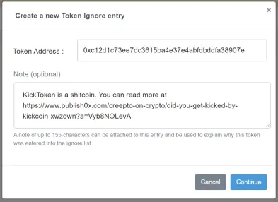 Add shitcoin