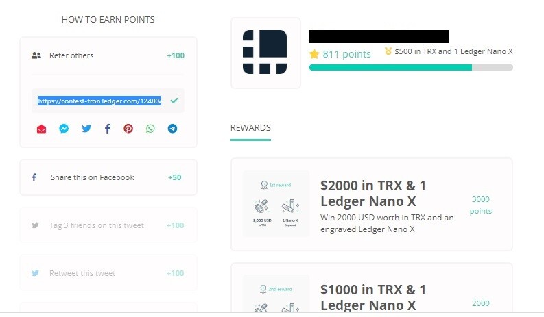 Tron Contest page